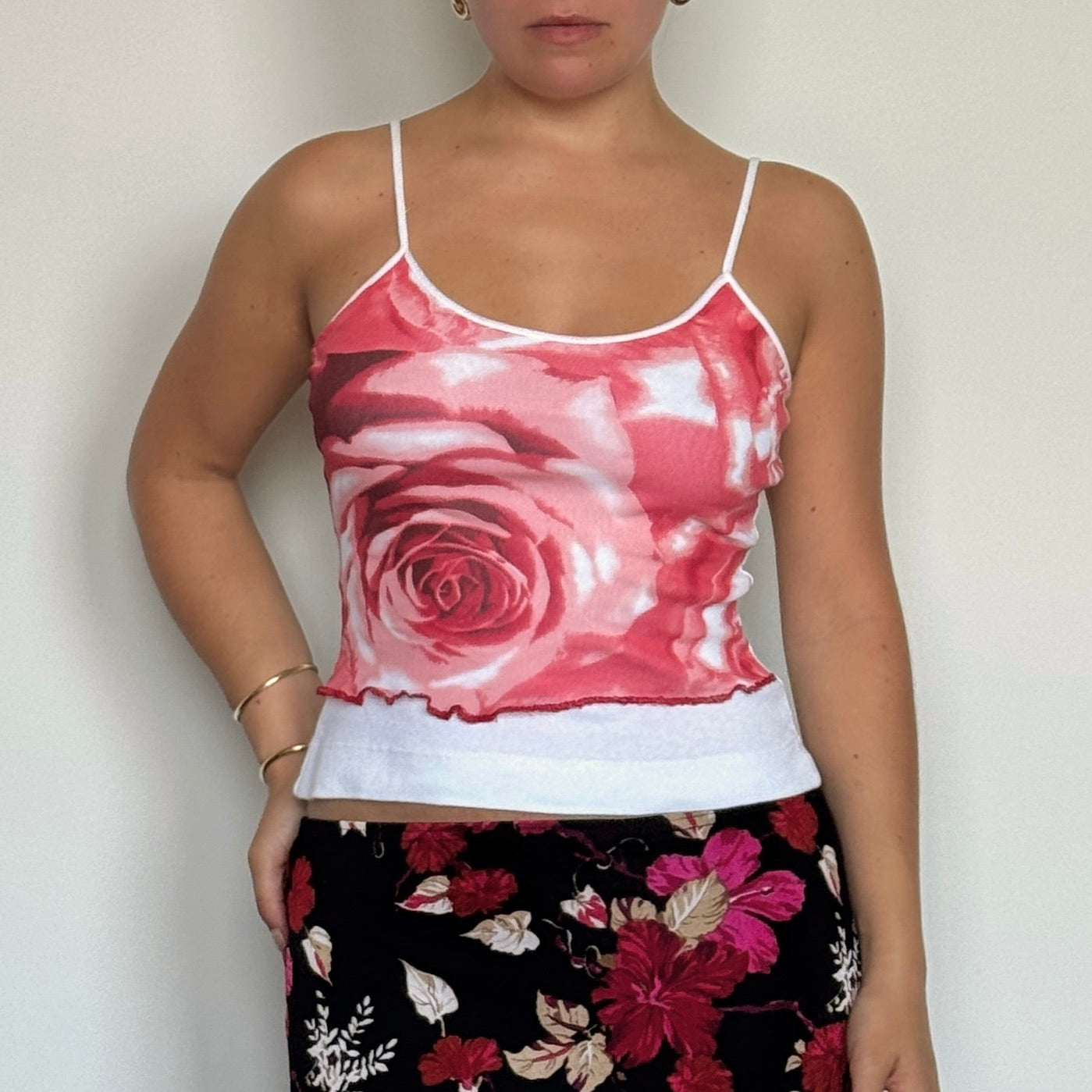 Floral print cami - Size S