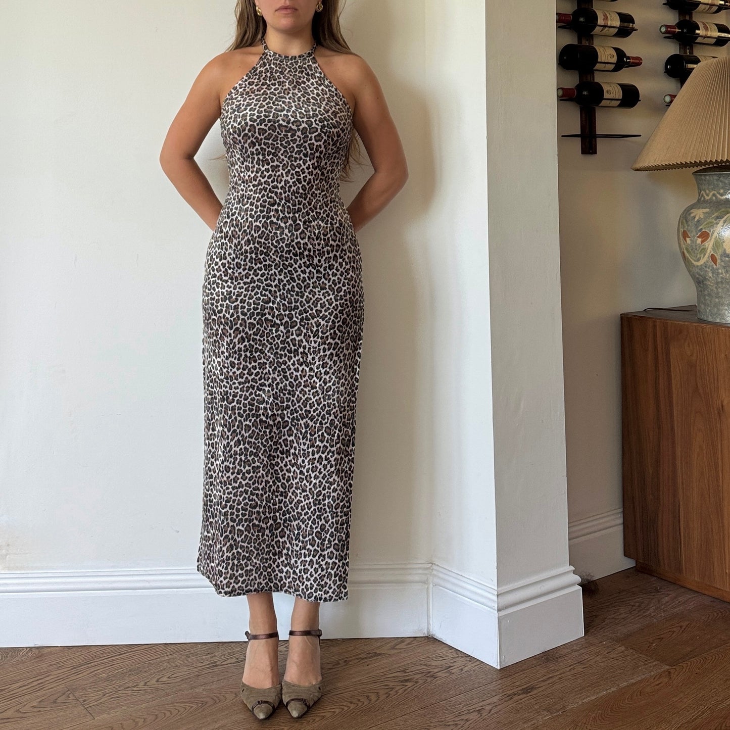 Leopard maxi dress - Size S