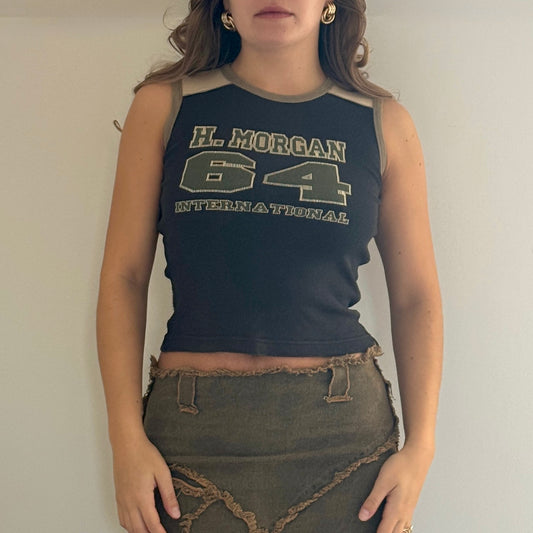 Morgan black vest - Size S