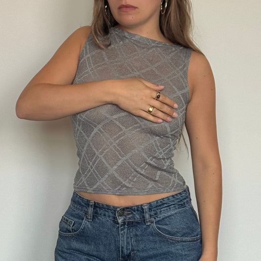 Morgan de Toi mesh cami - Size S