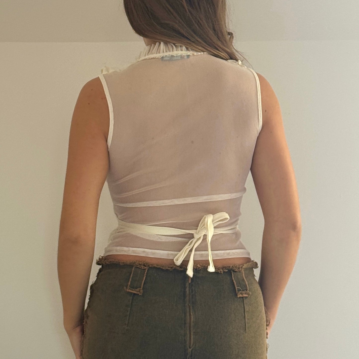 White Morgan de Toi blouse - Size S