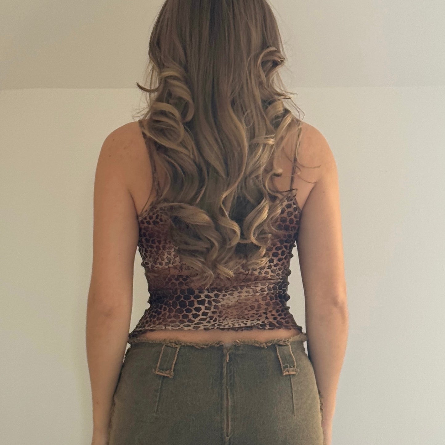 Leopard mesh vest - Size S