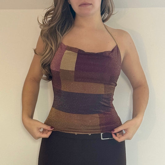 Morgan colour block top - Size S