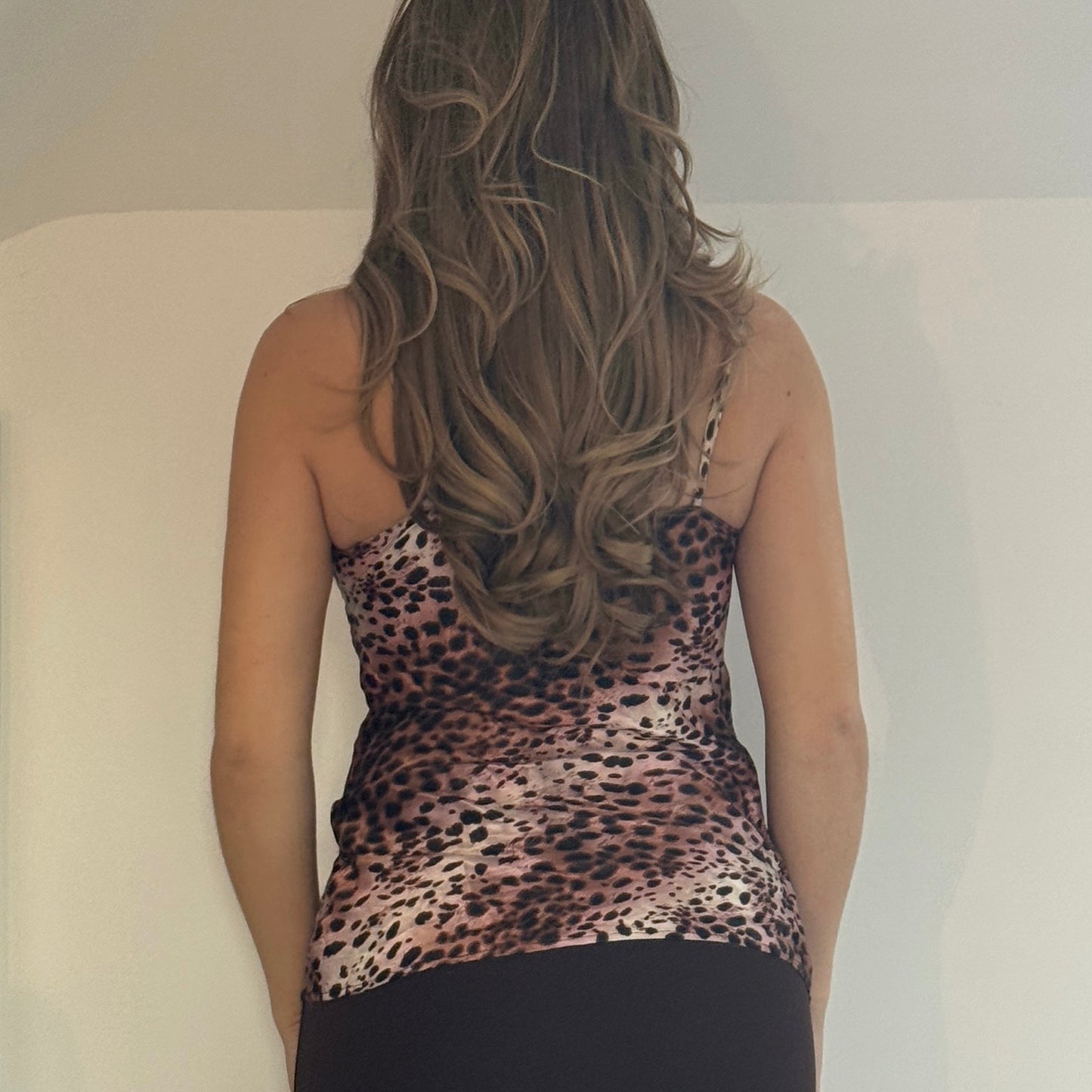 Silky leopard top - Size S
